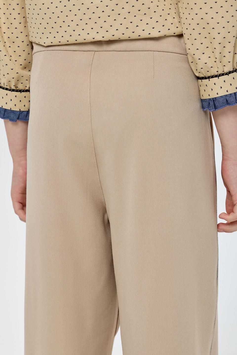 Брюки Choupette дев. с полоской бежевые