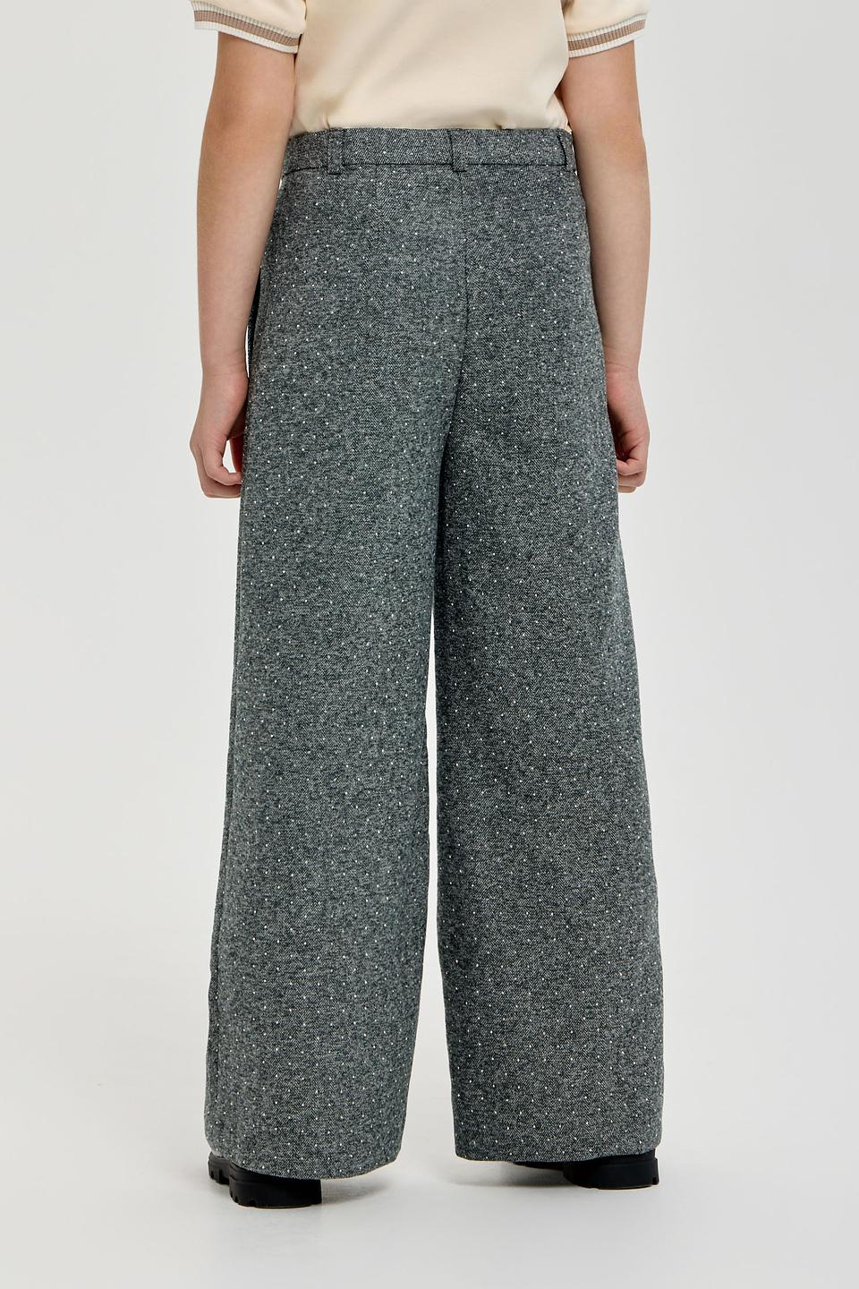 Брюки Choupette дев. широкие серые