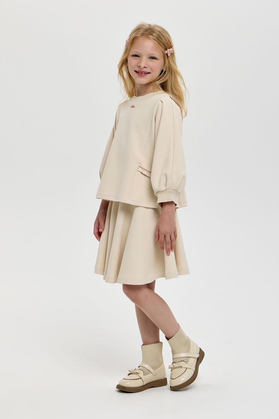 Джемпер Choupette дев. с рукавом-фонарик