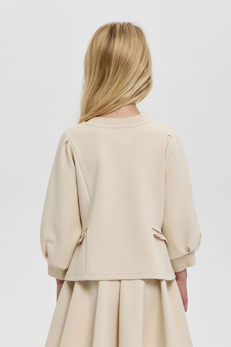 Джемпер Choupette дев. с рукавом-фонарик