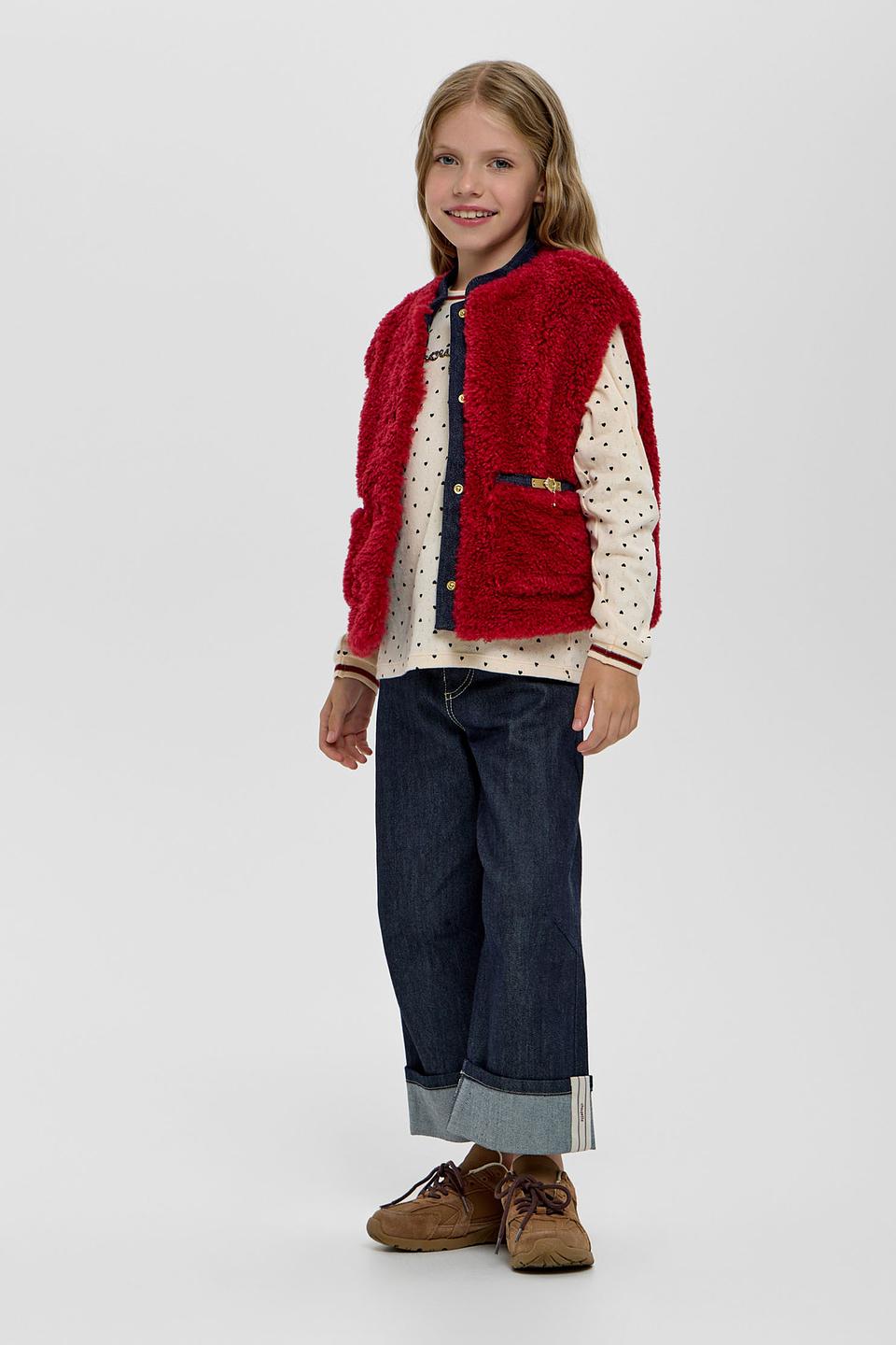 Жилет Choupette дев. бордовый