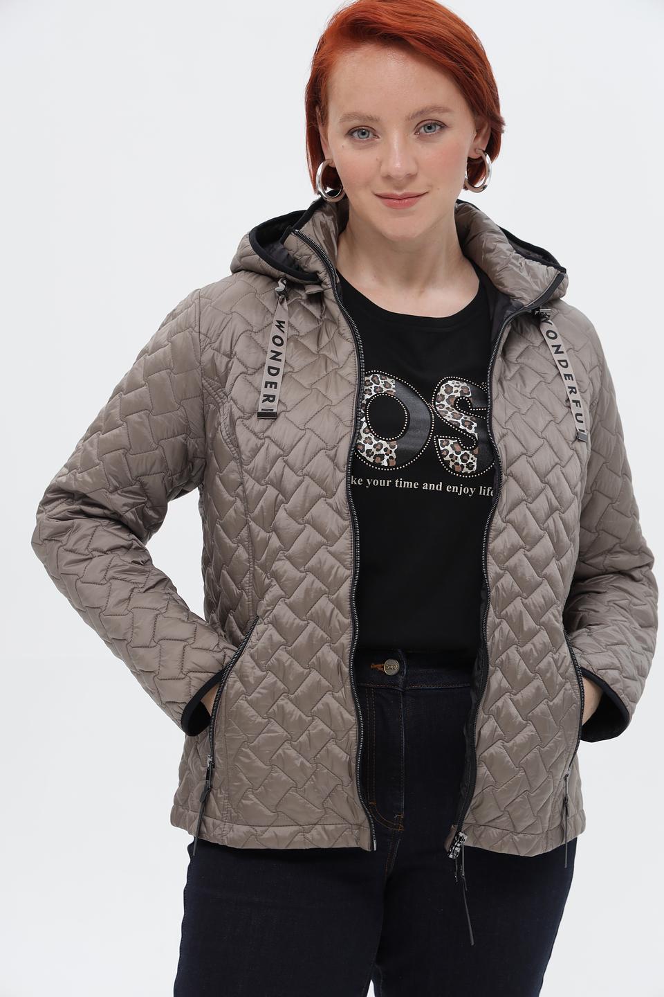Куртка Lebek стеганая серая