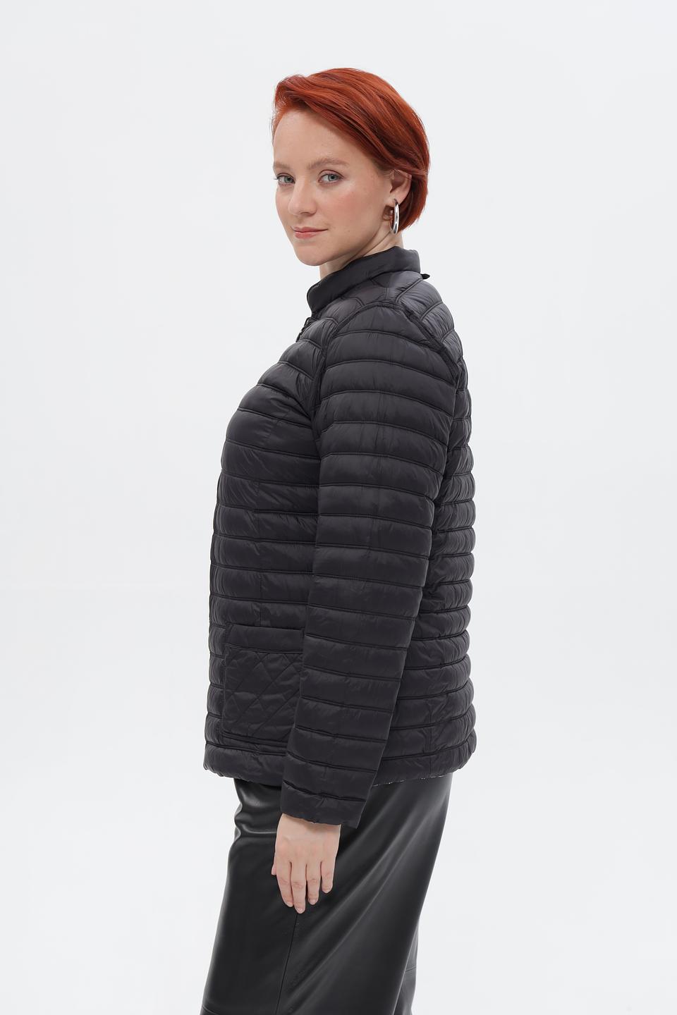 Куртка стеганая Lebek с принтом