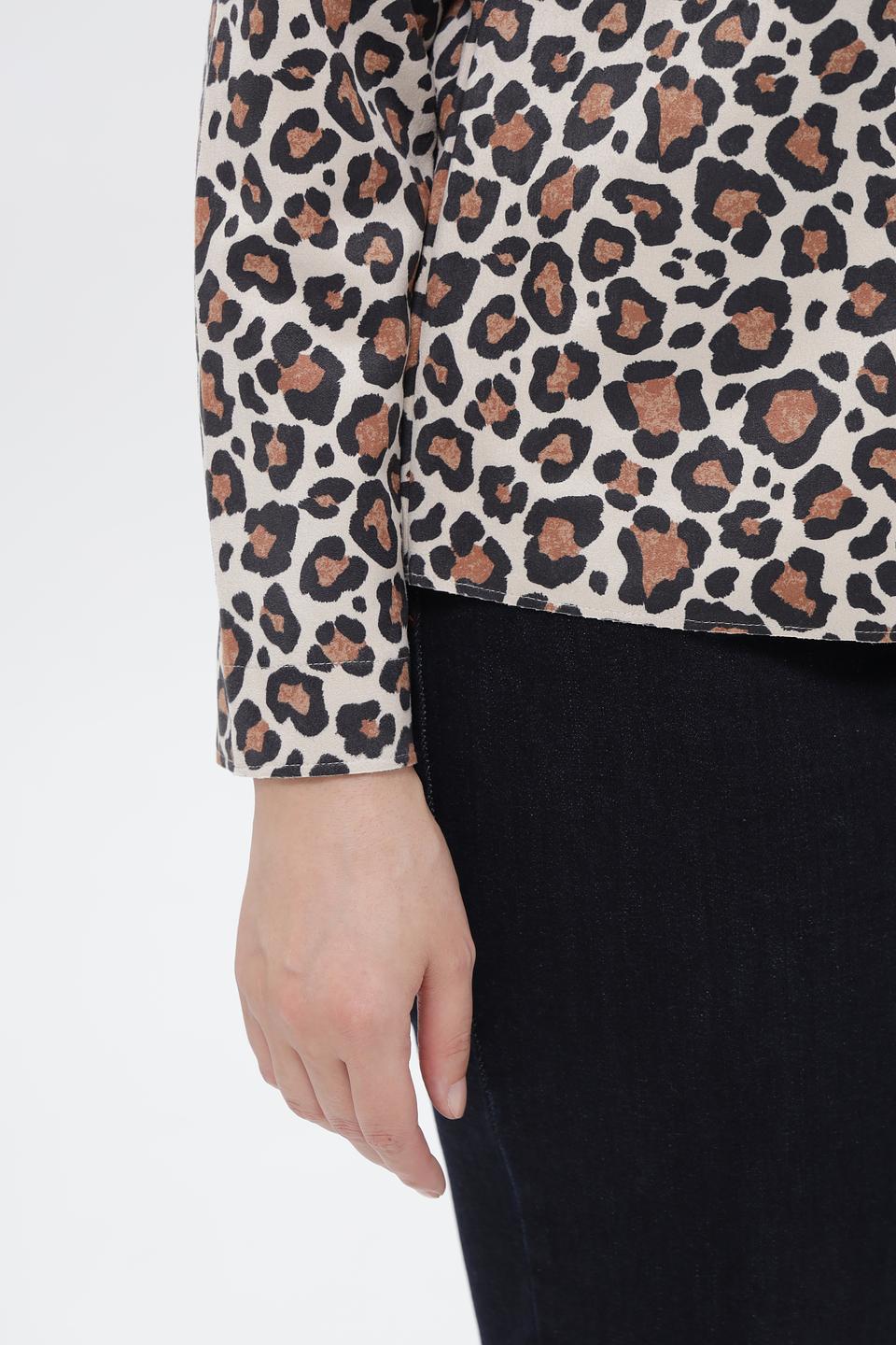 Жакет Via Appia с леопардовым принтом