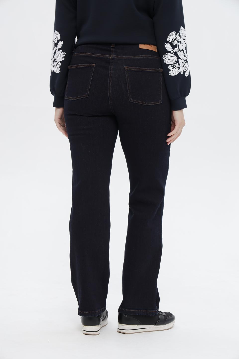 Джинсы Frapp клёш тёмно-синие