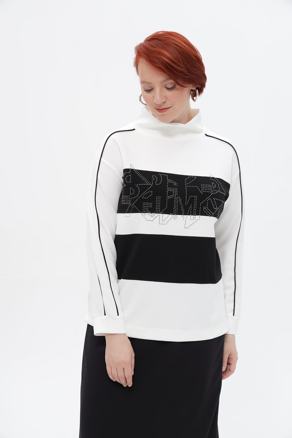 Пуловер Lebek с декором