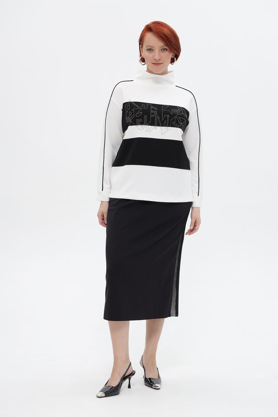 Пуловер Lebek с декором