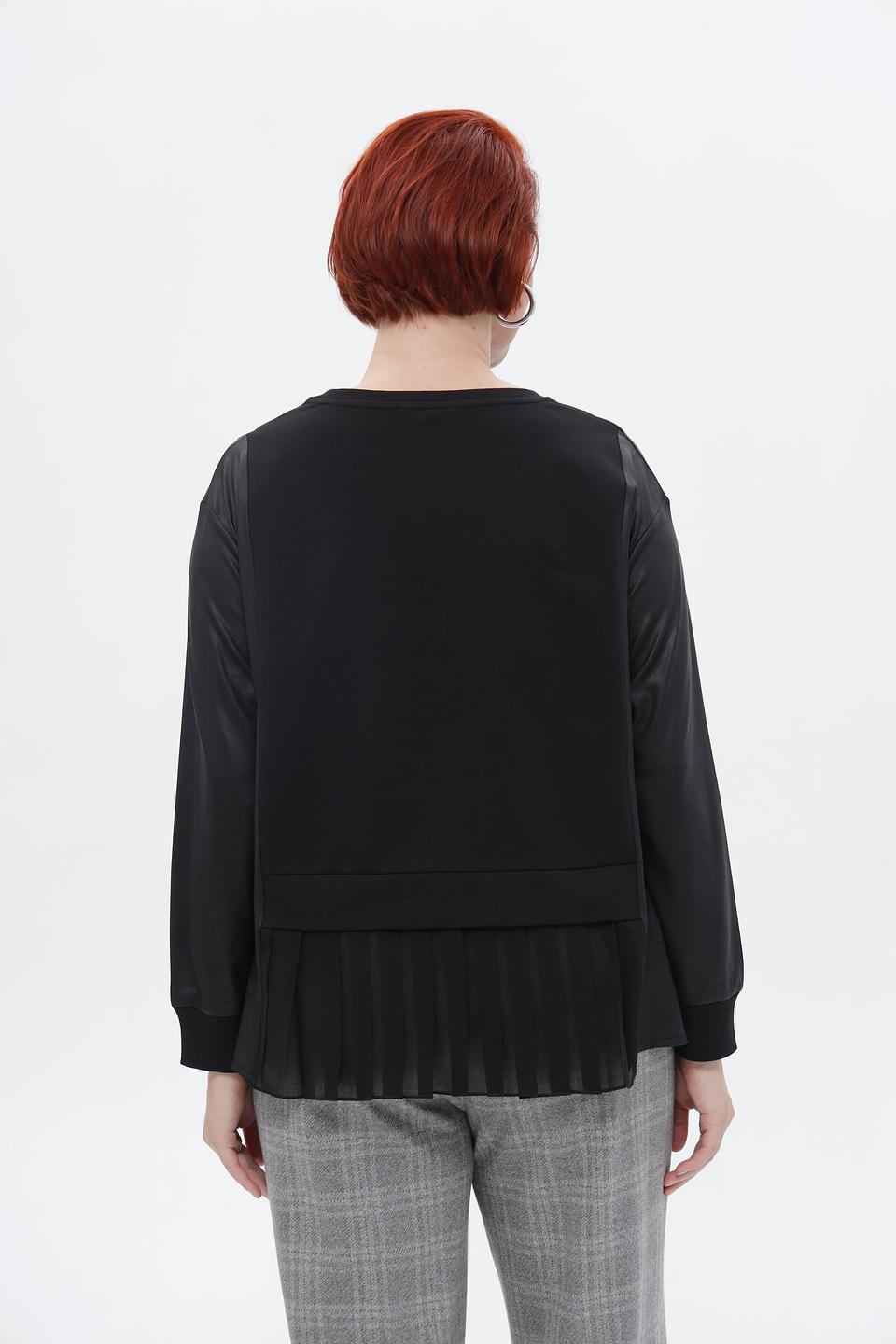 Блузка Tuzzi с оборками черная