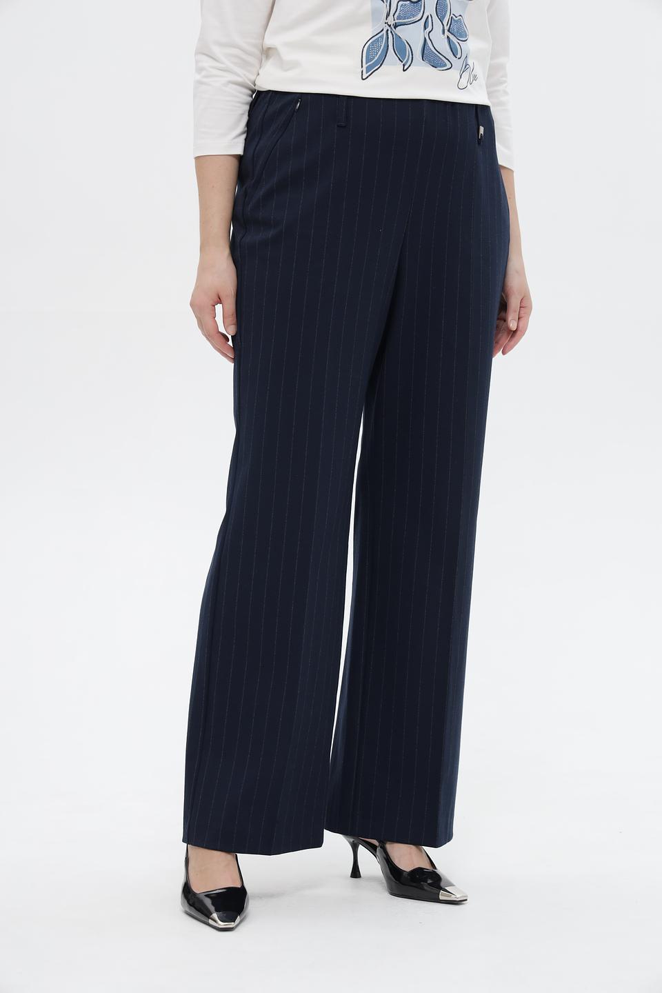 Брюки классические Bianca в полоску