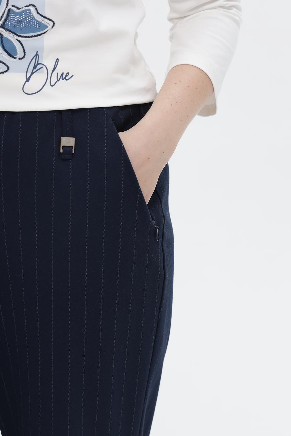 Брюки классические Bianca в полоску