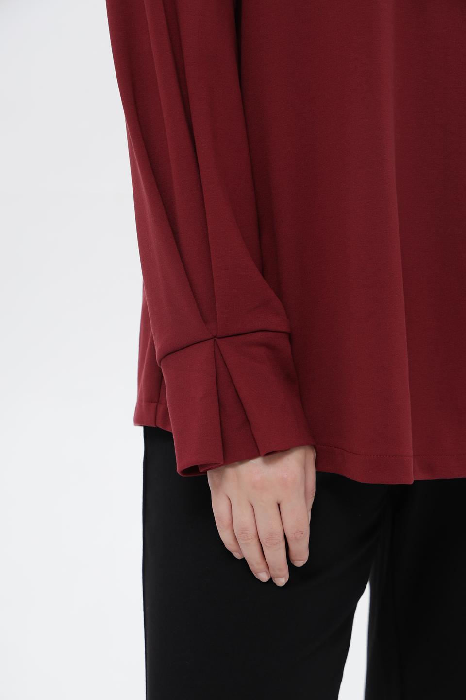 Блузка Frapp с воротником-стойкой