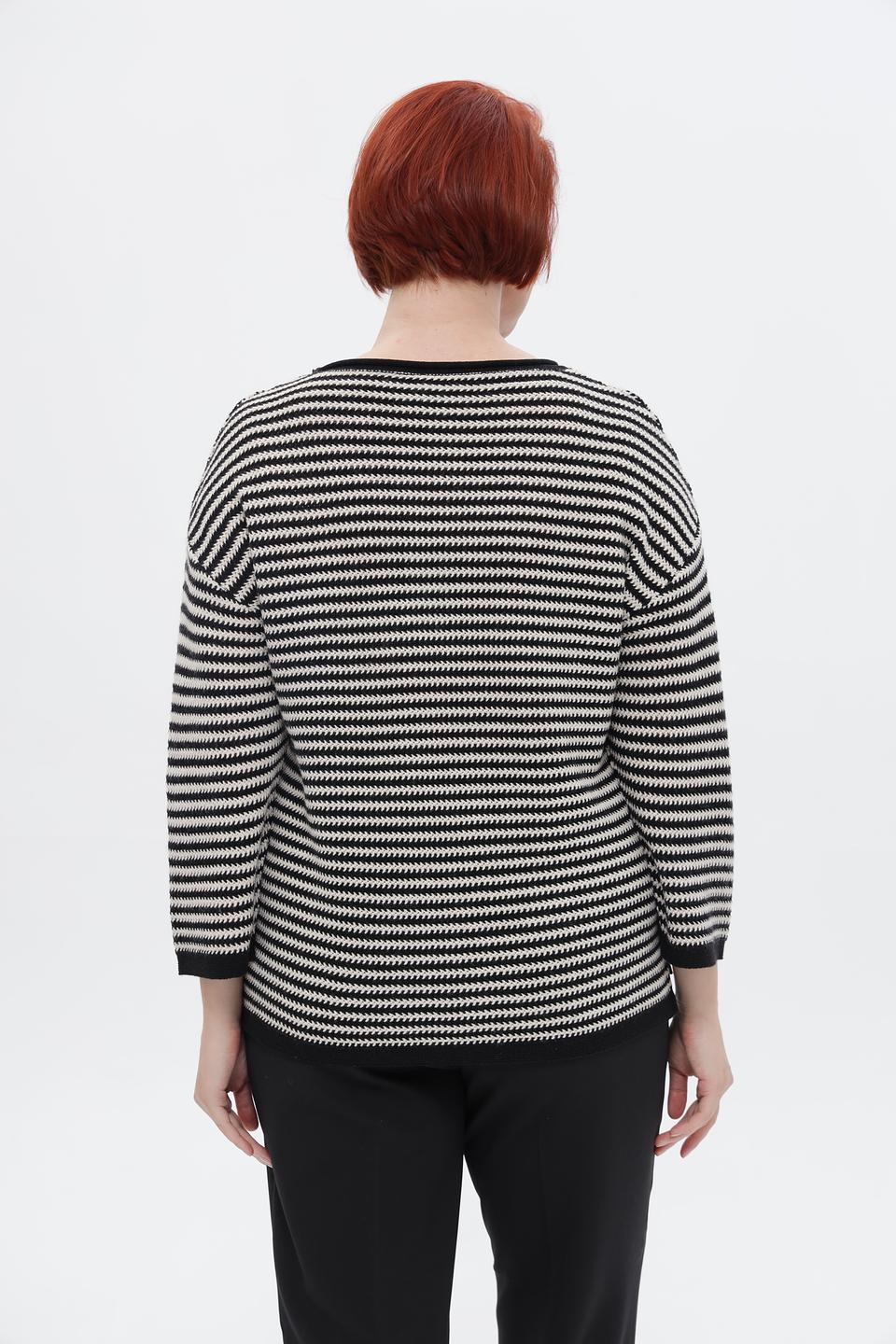 Пуловер Rabe collection в полоску