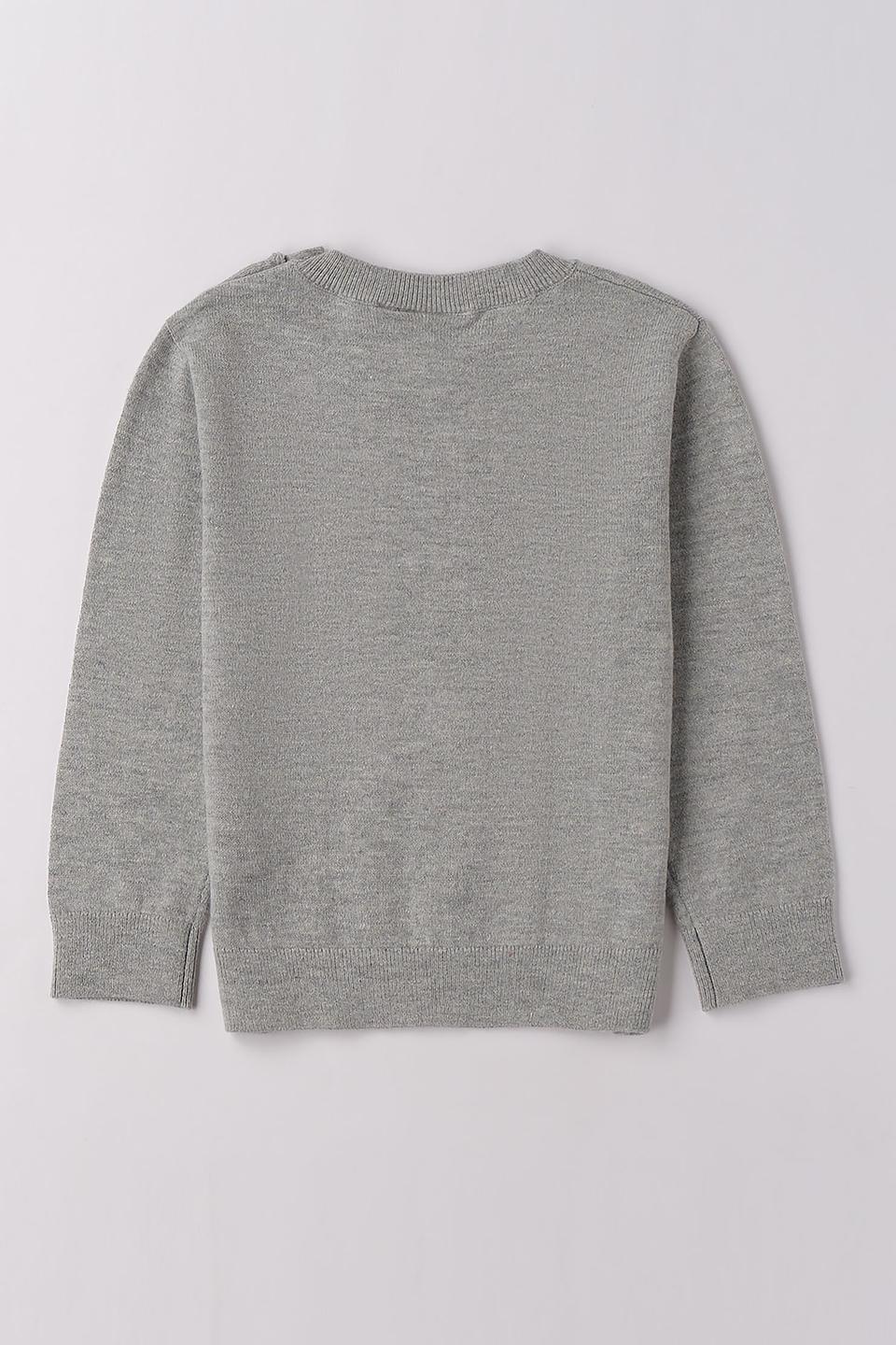 Джемпер Sarabanda с зайчиком серый