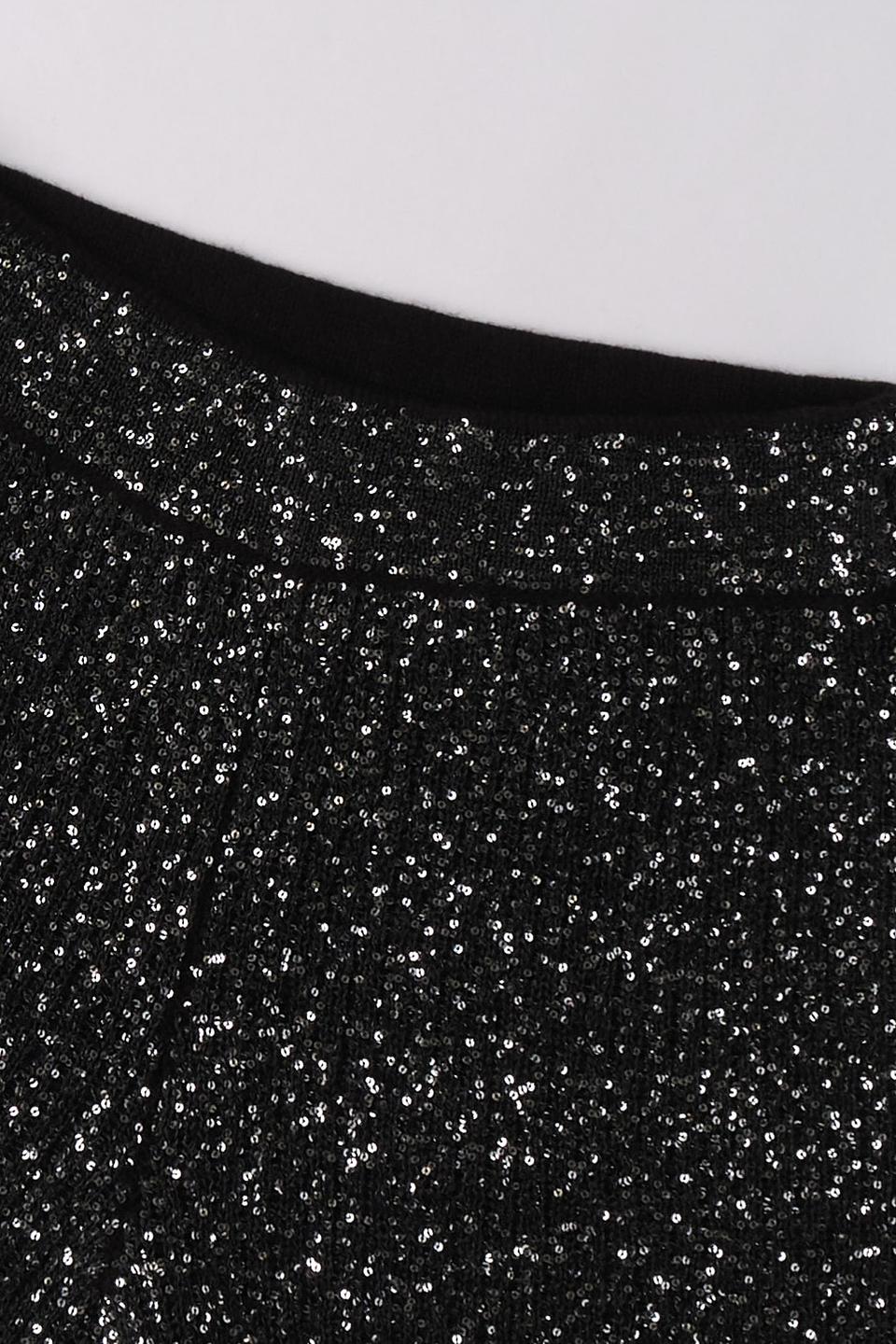 Шорты Sarabanda дев. с пайетками чёрные