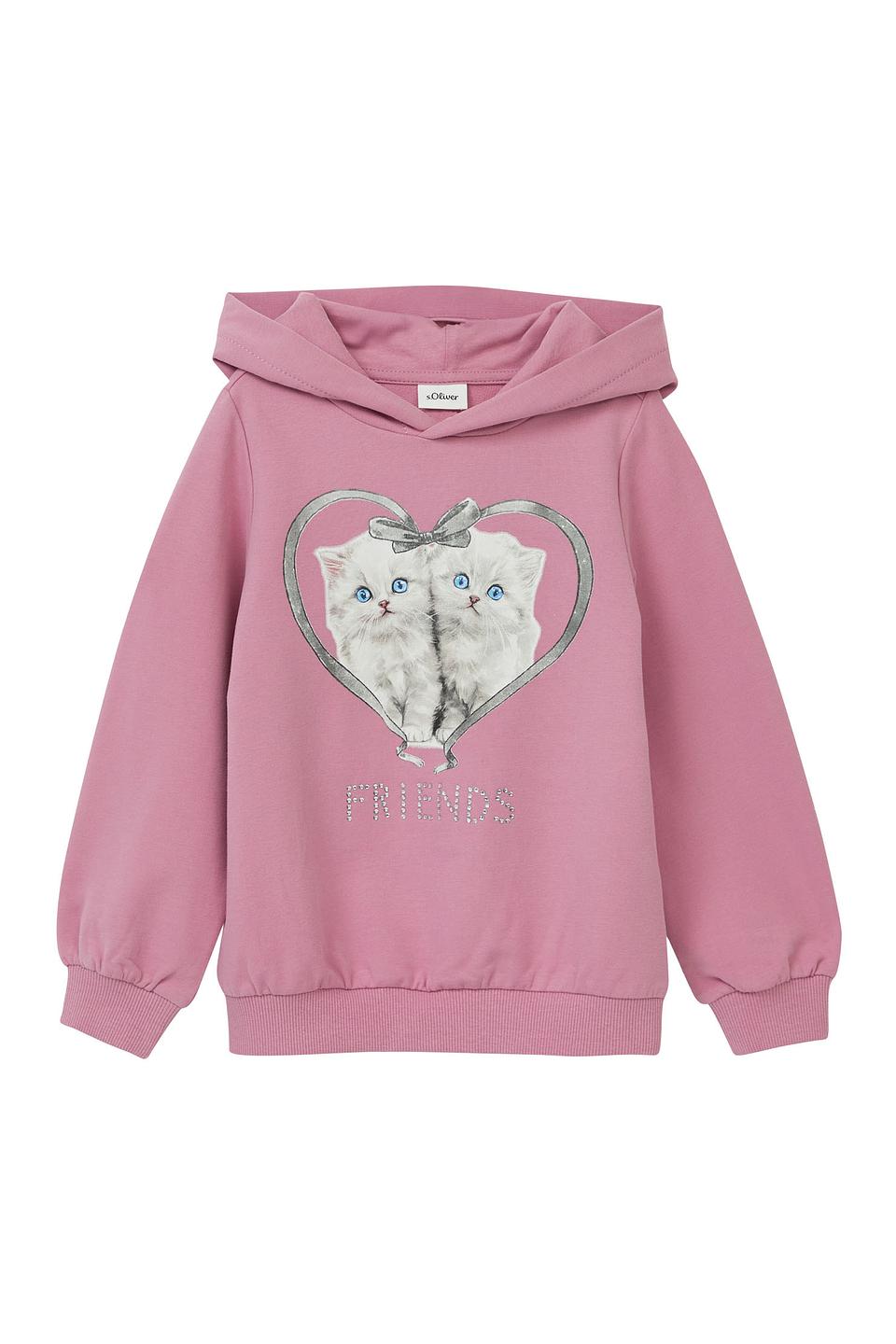Толстовка s.Oliver дев. с котятами