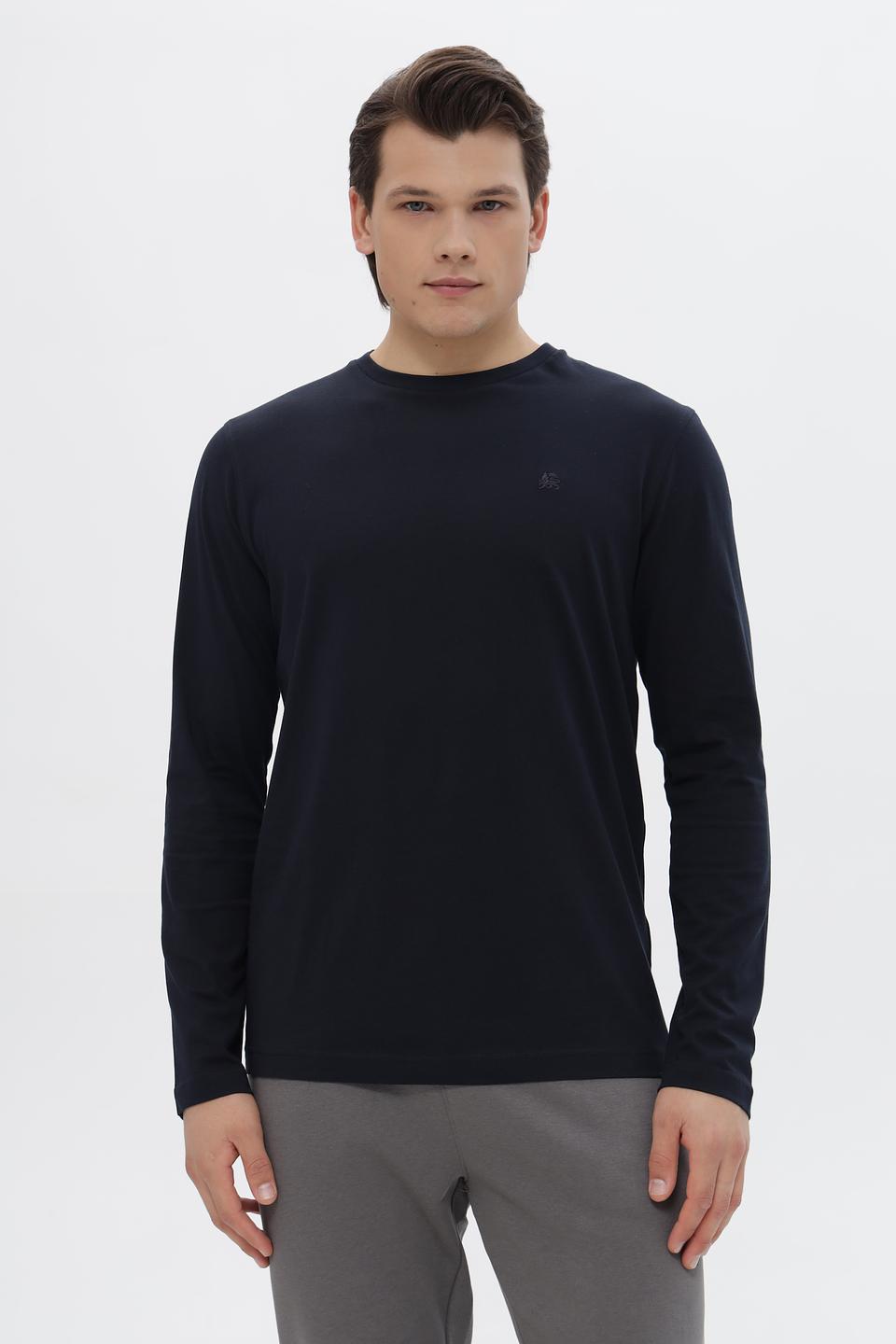 Лонгслив Lerros мужской тёмно-синий