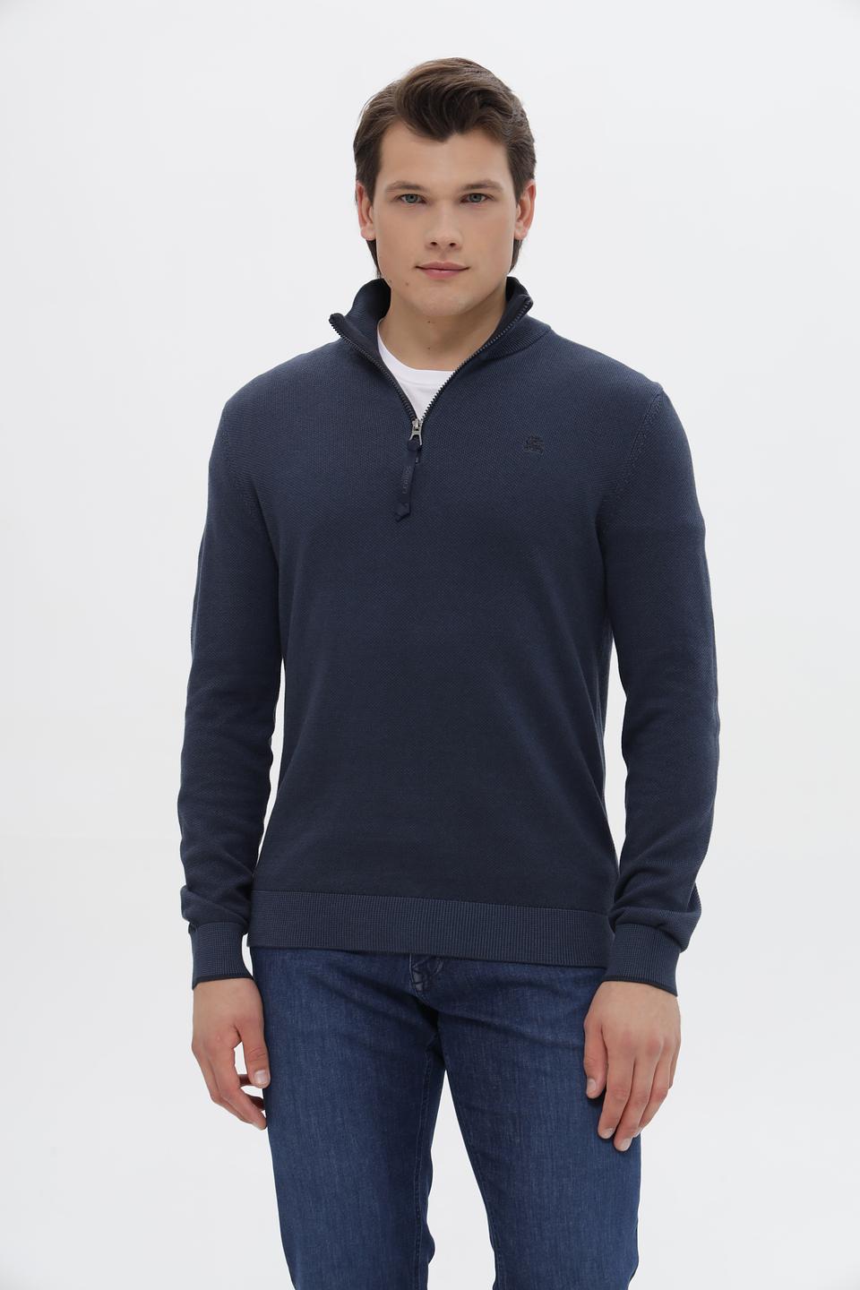Джемпер Lerros с молнией синий