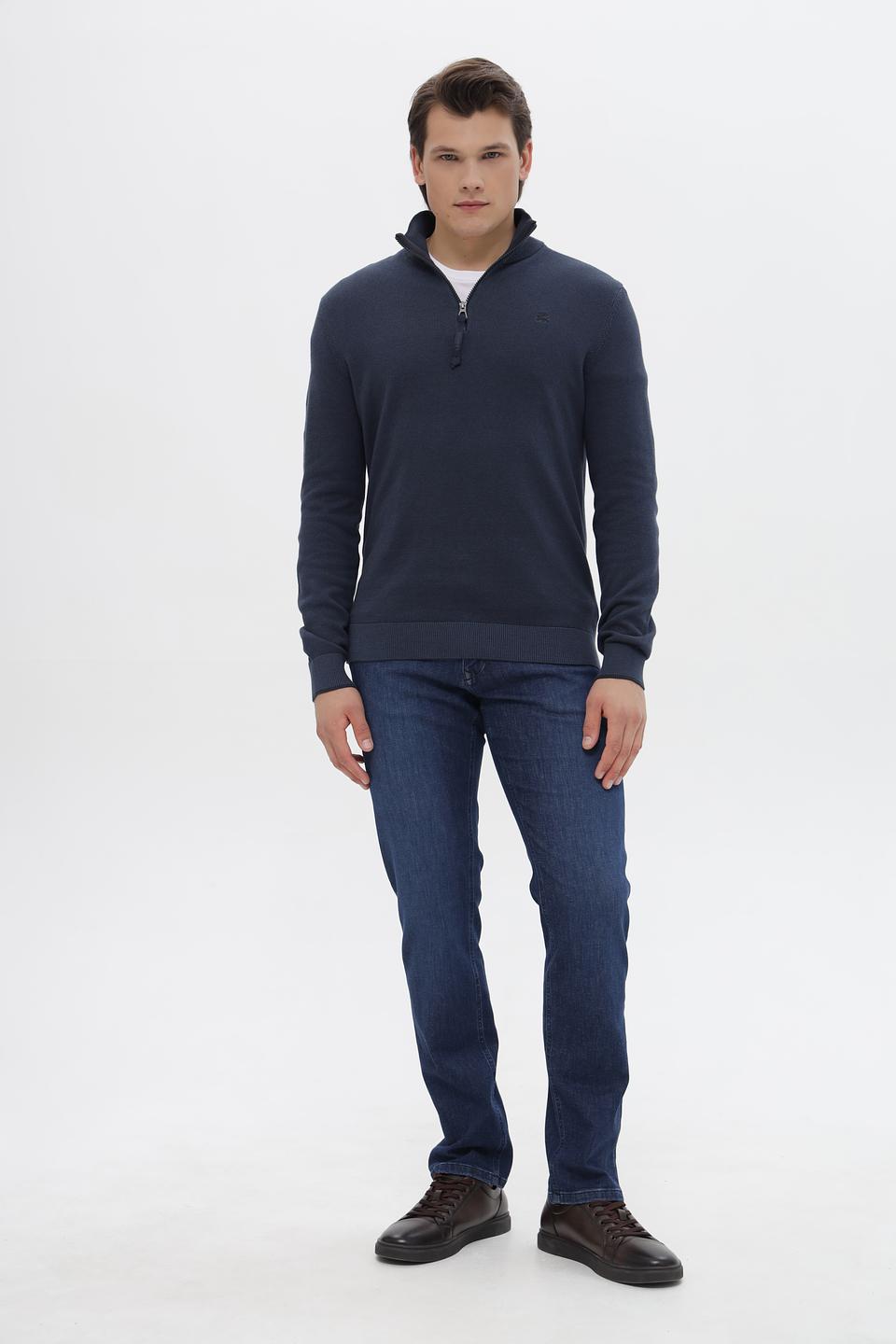 Джемпер Lerros с молнией синий