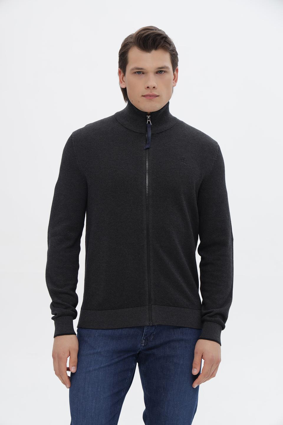 Кардиган Lerros серый на молнии