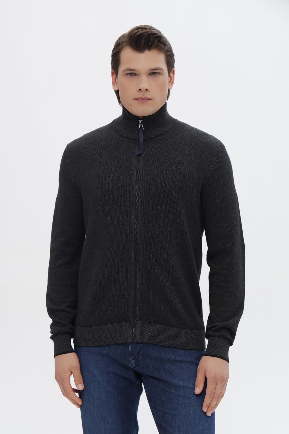 Кардиган Lerros серый на молнии