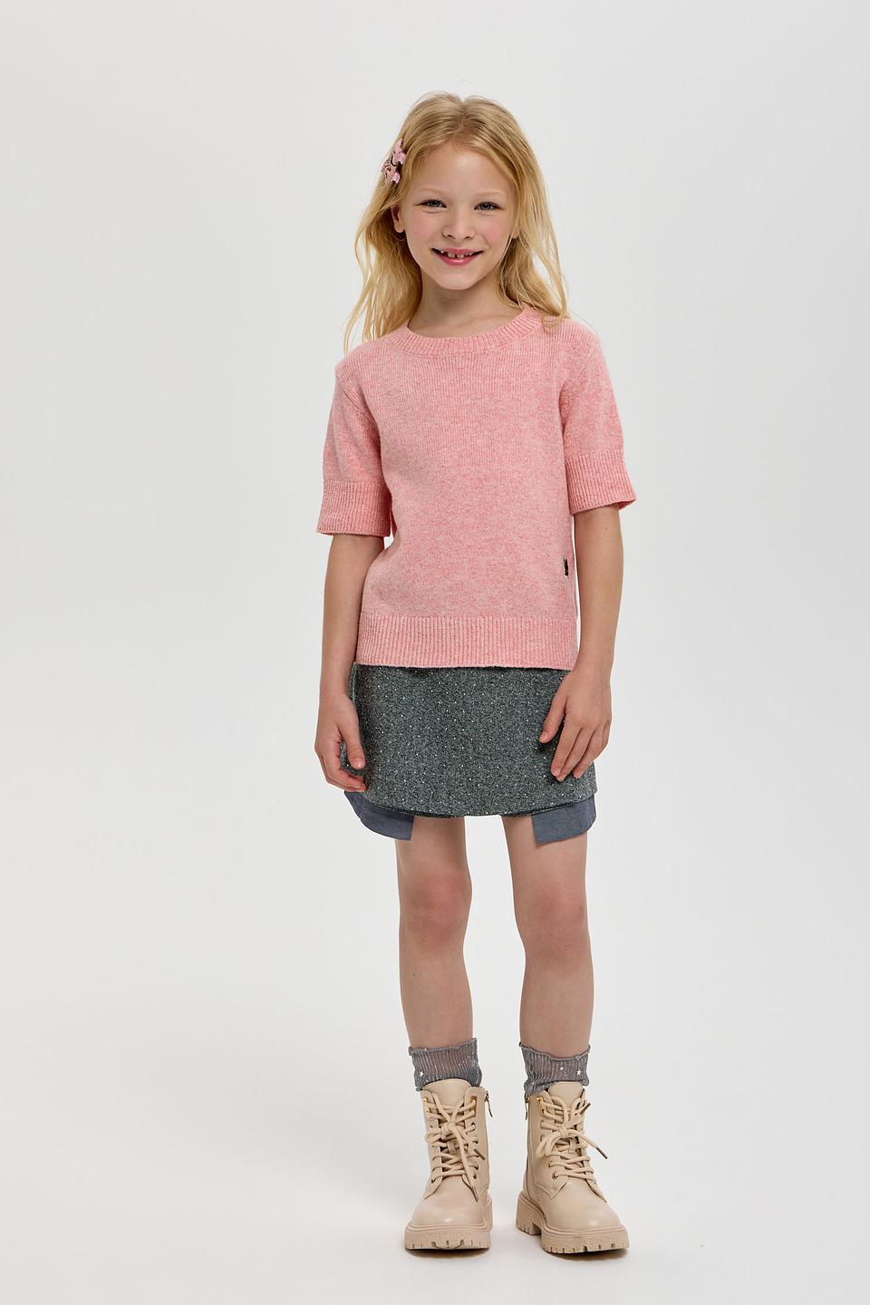 Детская блуза Choupette розовая с принтом