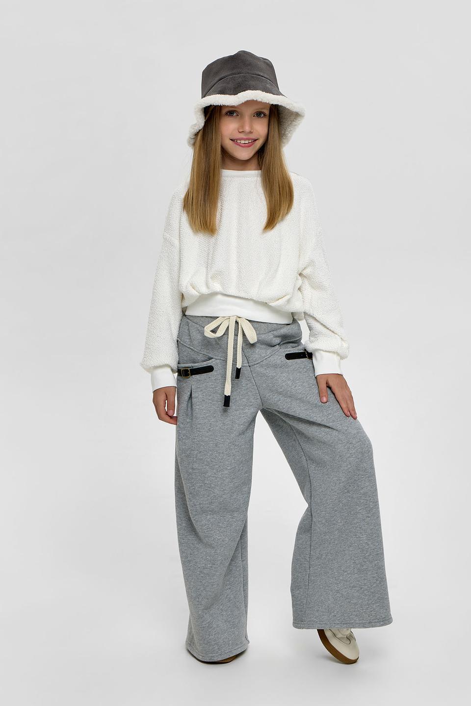 Джемпер Choupette дев. фактурный белый