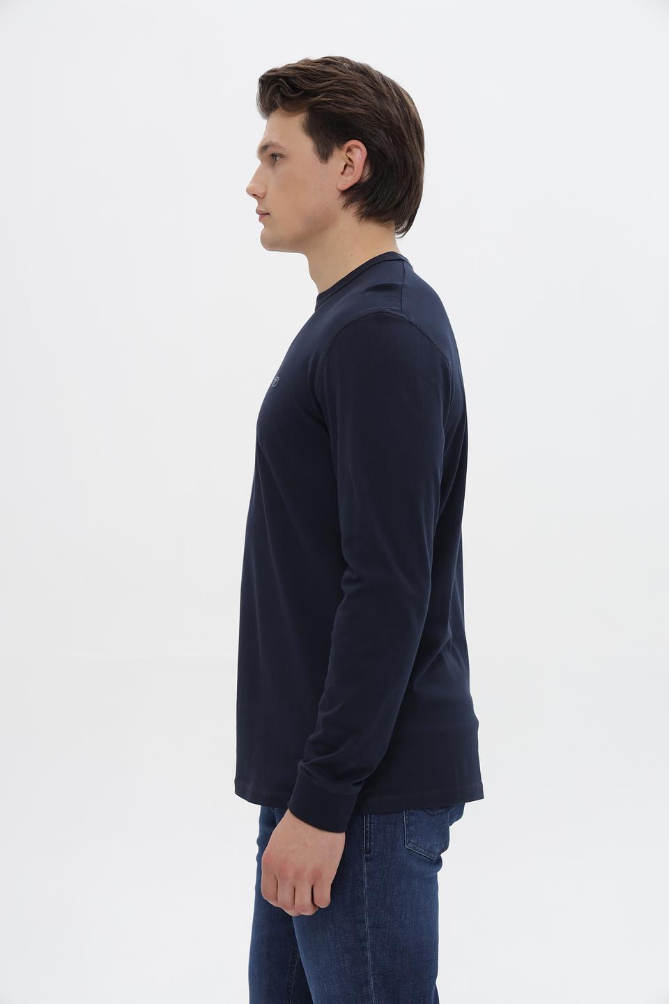 Лонгслив Tom Tailor темно-синий