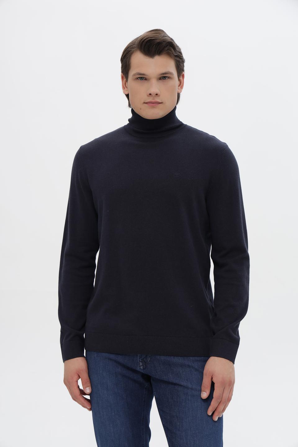 Водолазка Tom Tailor мужская тёмно-синяя