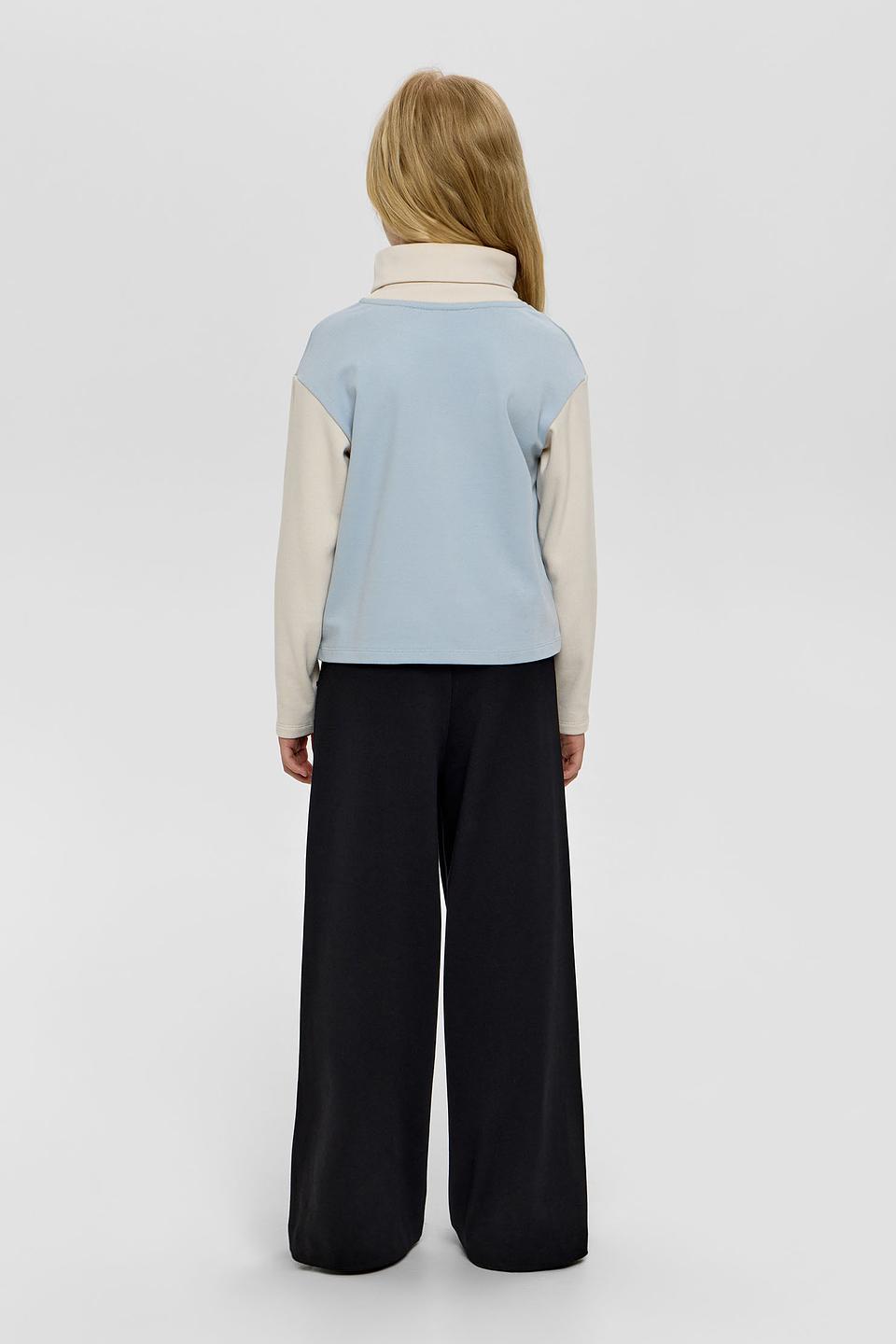 Брюки Choupette дев. широкие черные