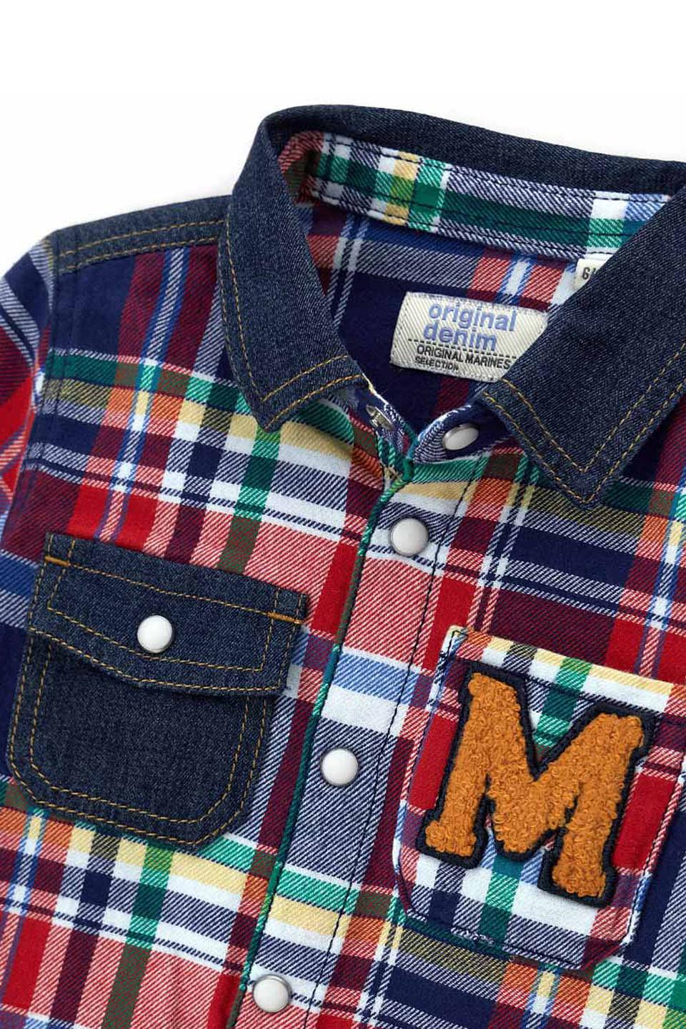 Рубашка Original Marines клетка мультиколор
