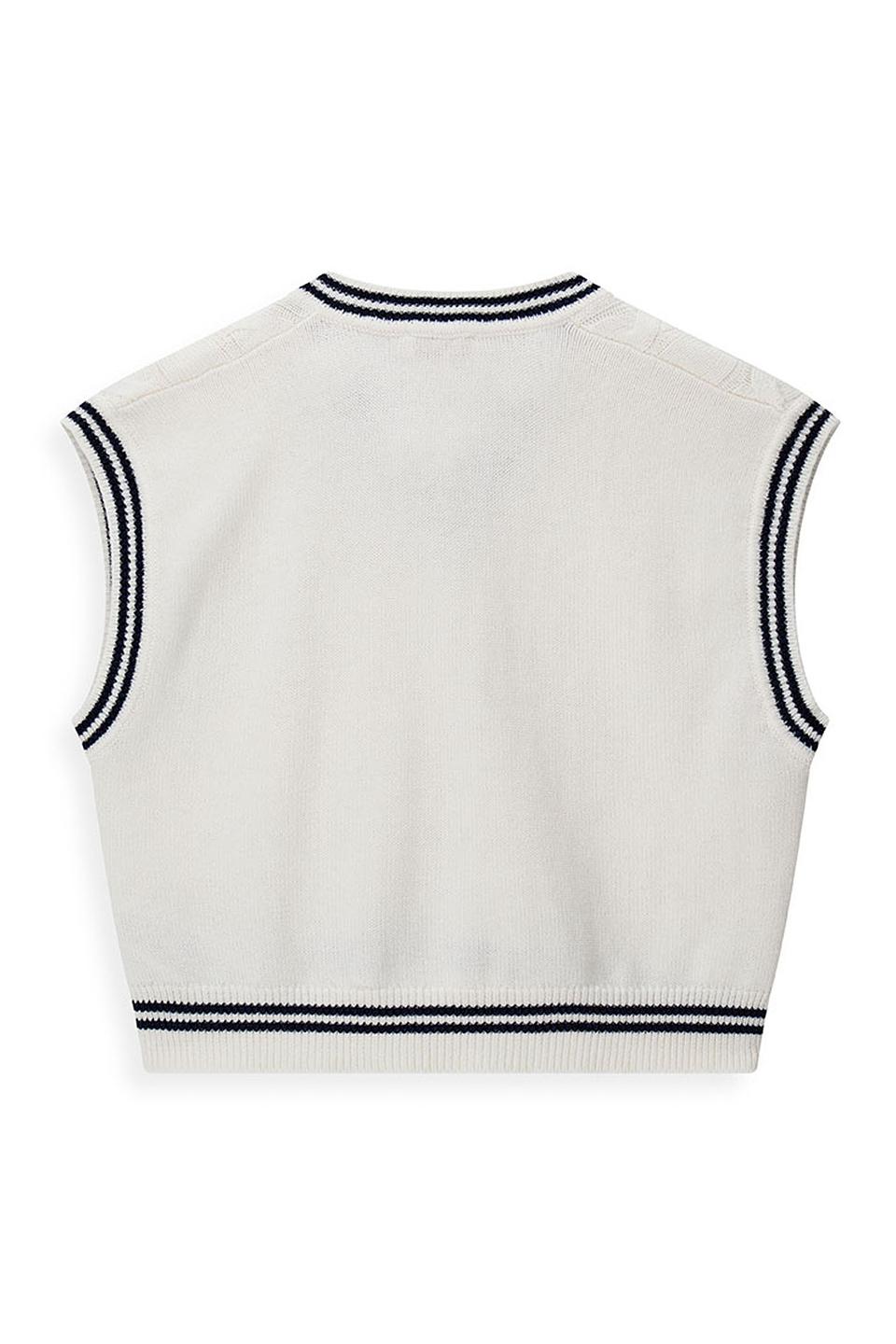 Жилетка Original Marines дев. белая с вышивкой