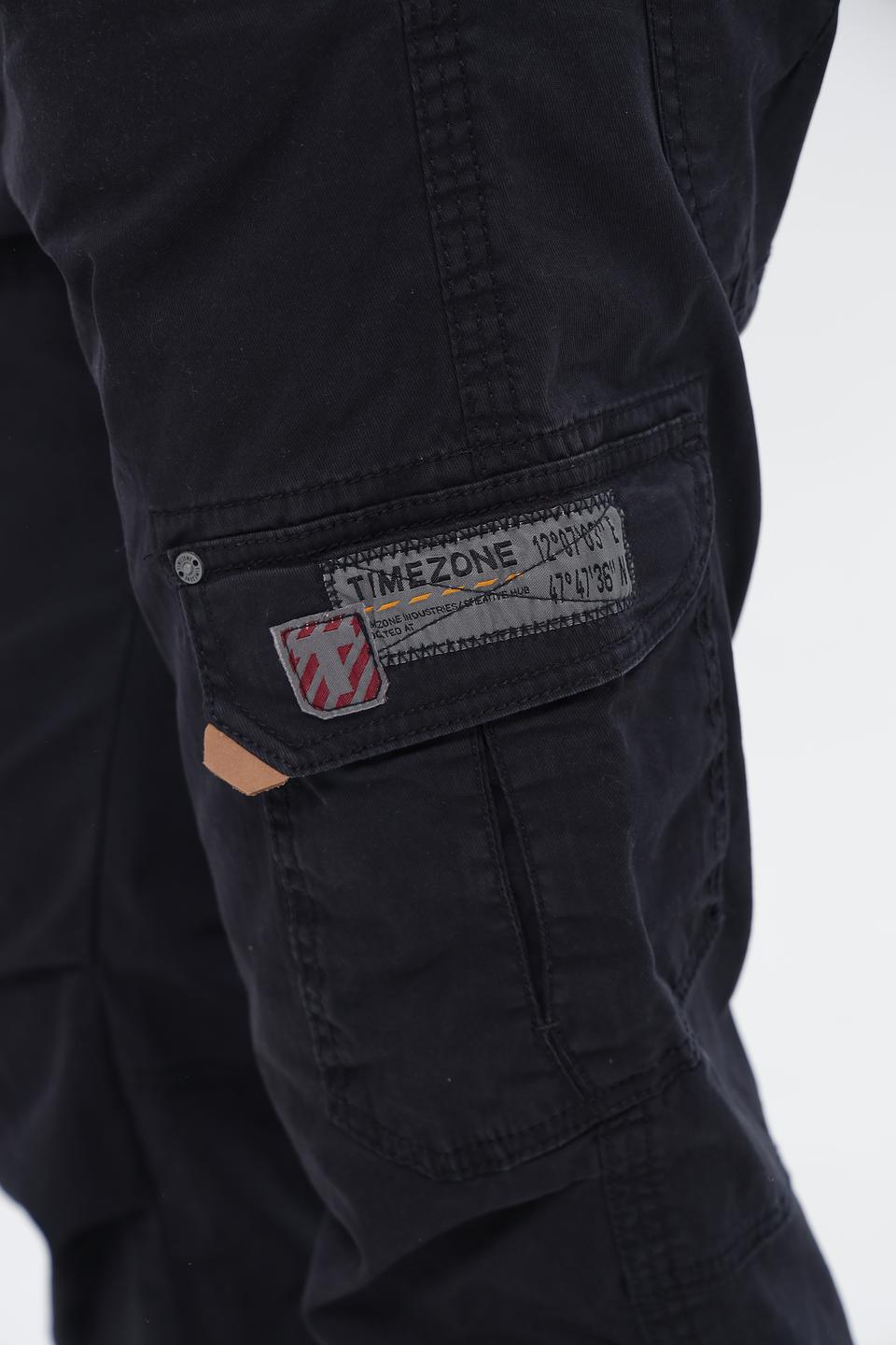 Брюки карго Time Zone чёрные
