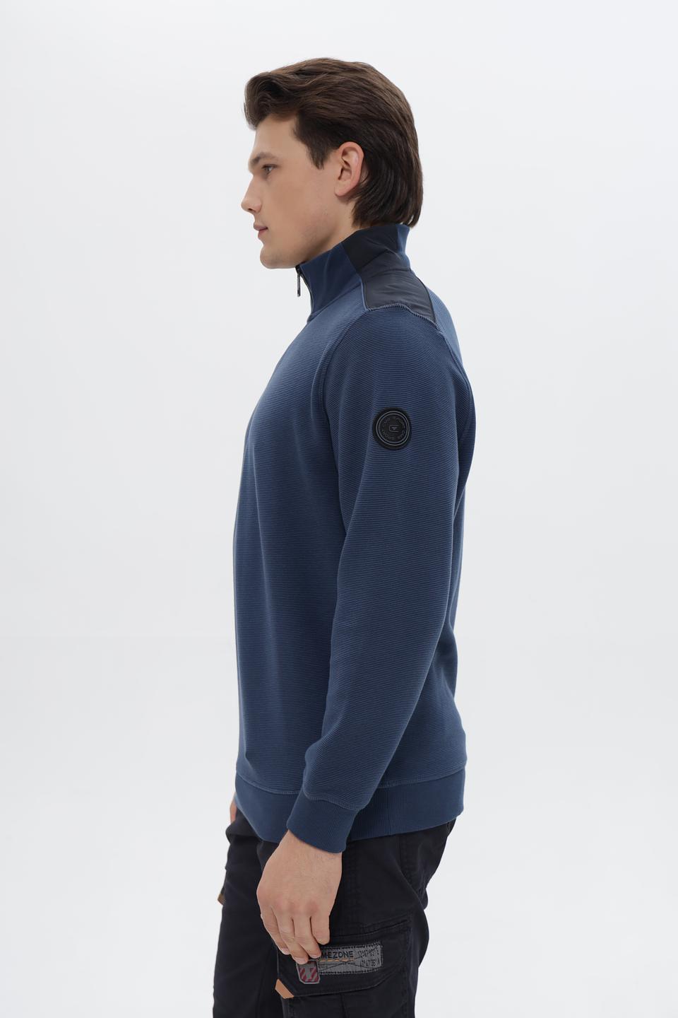 Джемпер Casa Moda с молнией синий