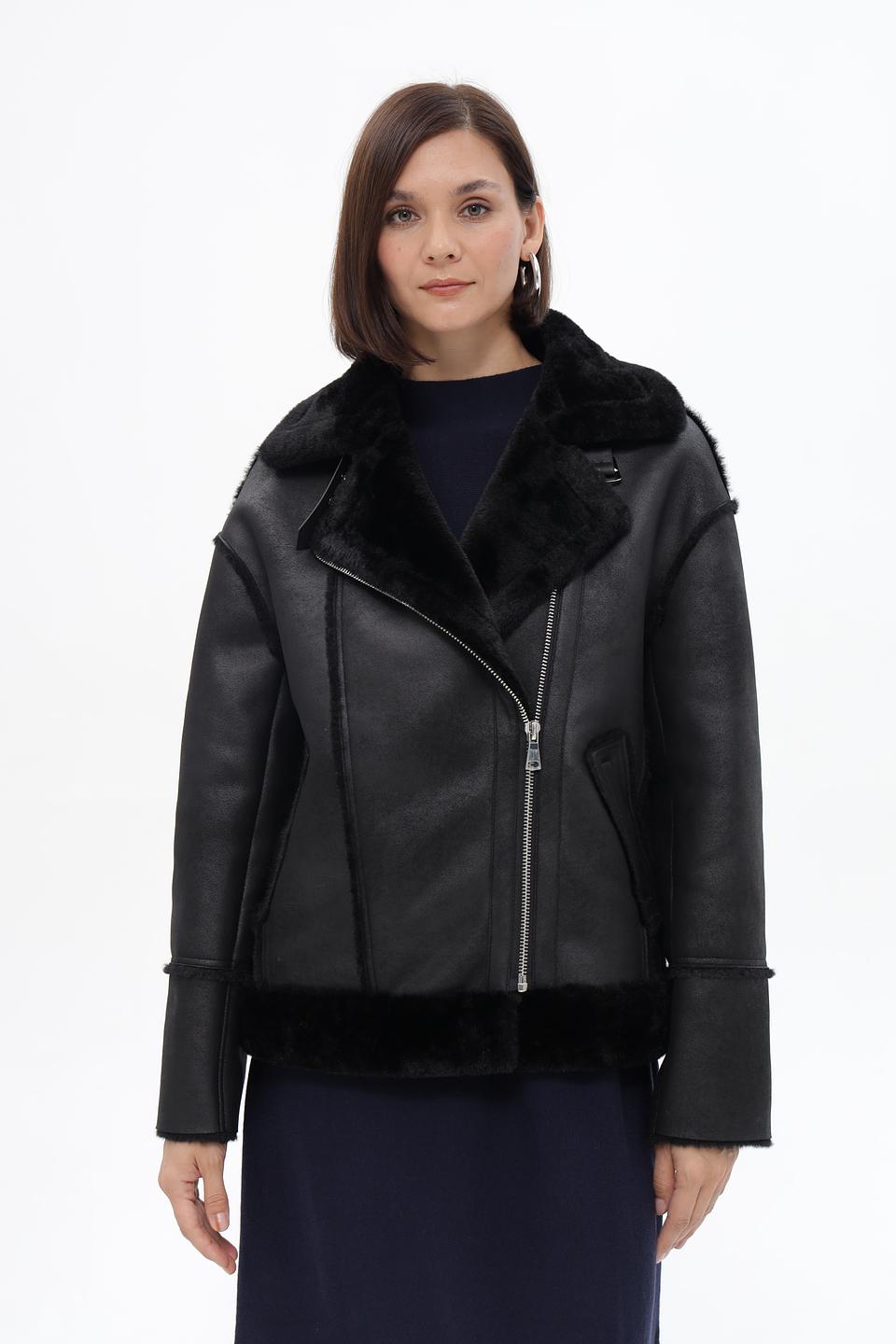 Куртка-дублёнка Electra style чёрная