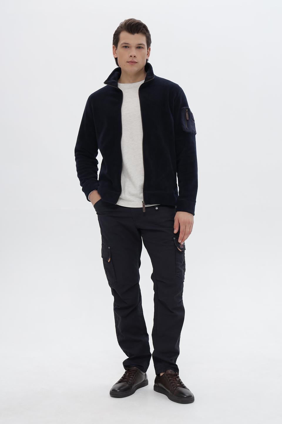 Кардиган Time Zone мужской тёмно-синий