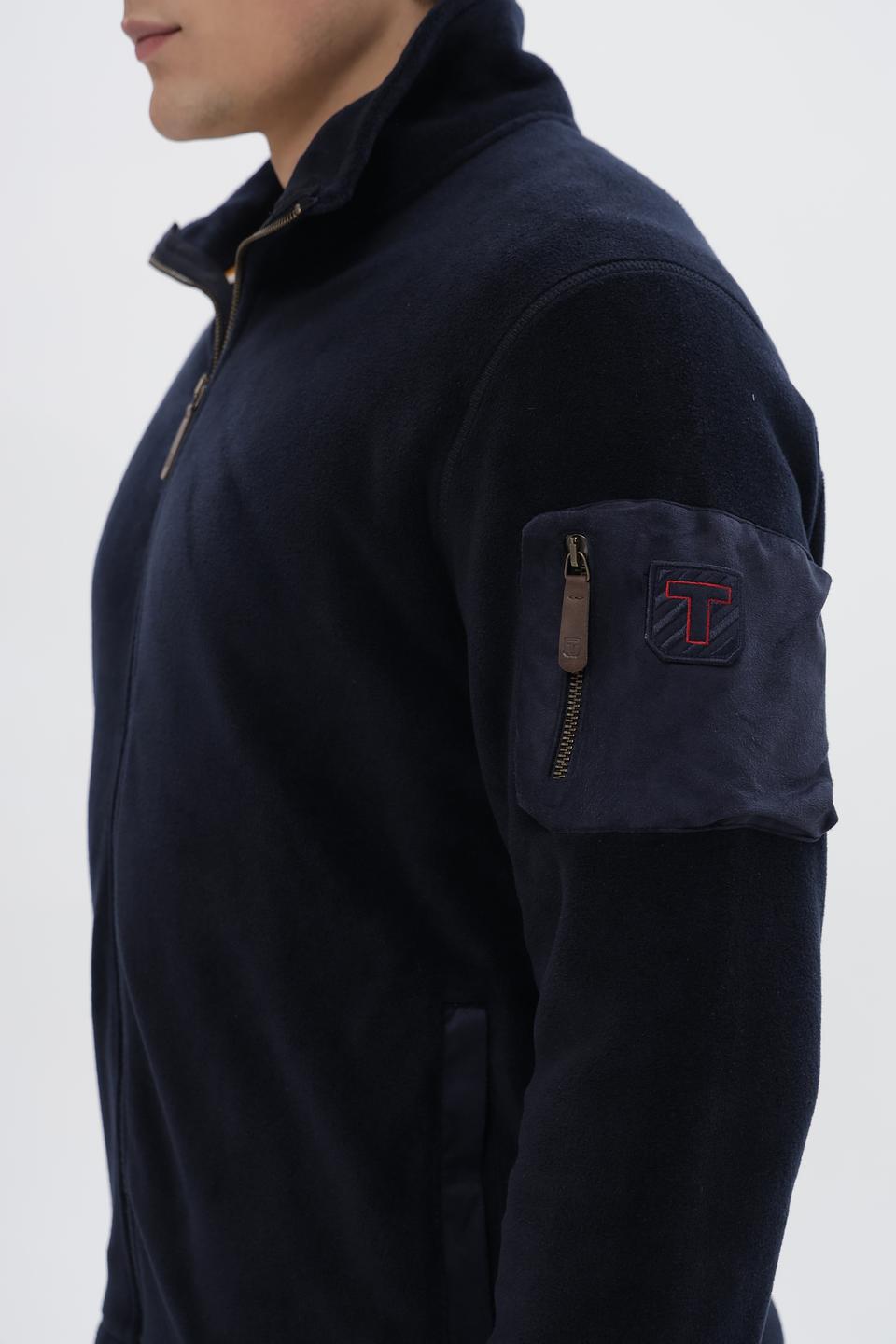 Кардиган Time Zone мужской тёмно-синий