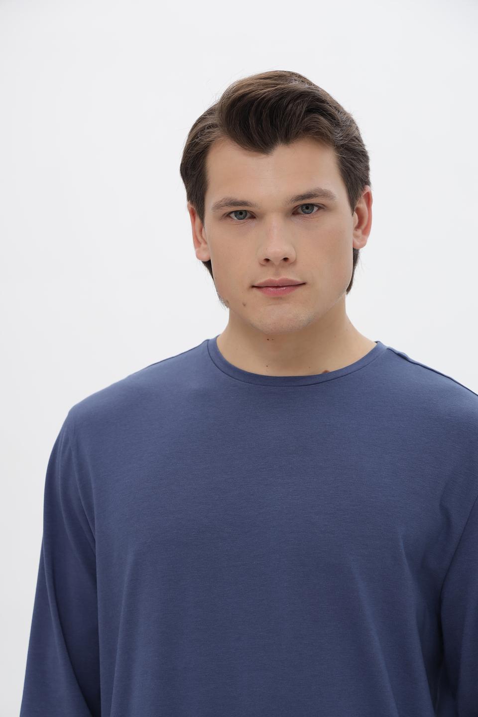 Лонгслив Monte Carlo синий