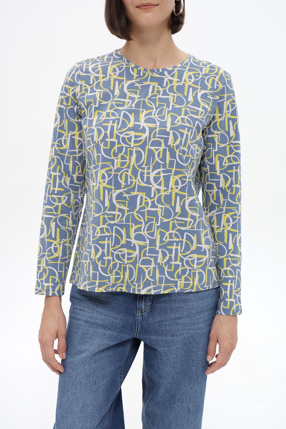 Блуза Lebek с геометричным принтом