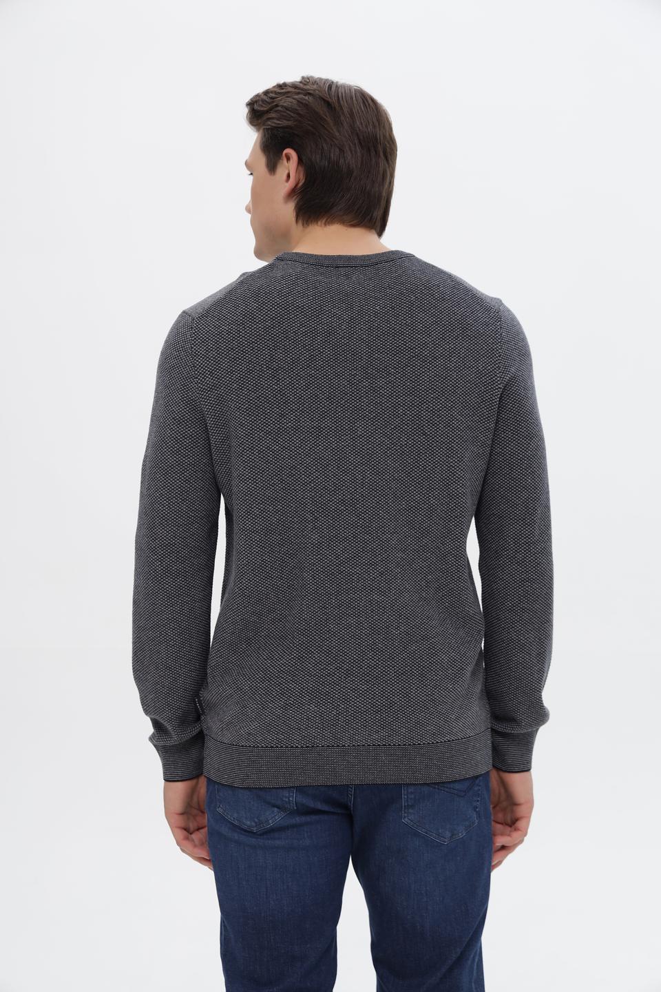 Джемпер Bugatti мужской серый меланж