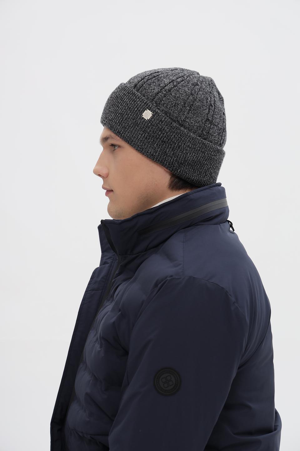 Шапка Marhatter мужская серая