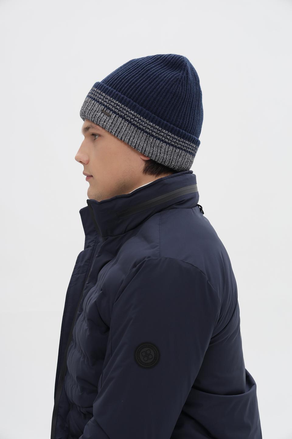 Шапка Marhatter вязаная синяя