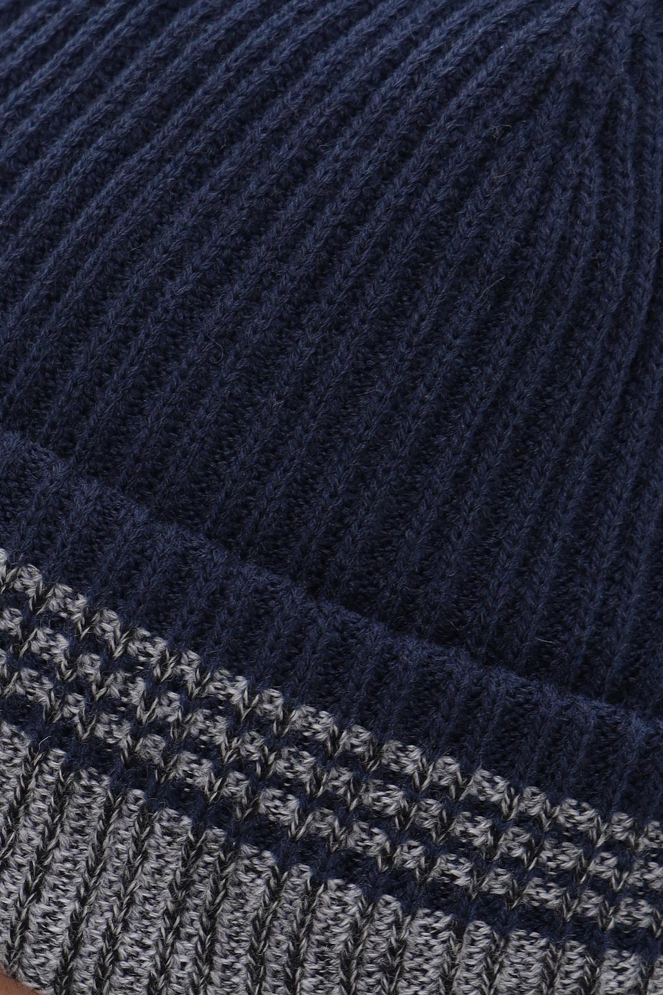 Шапка Marhatter вязаная синяя