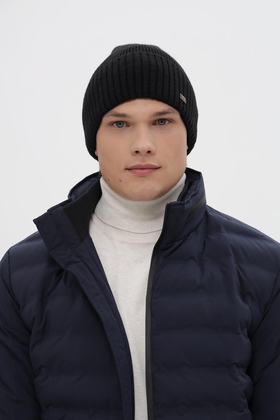 Шапка Marhatter мужская чёрная