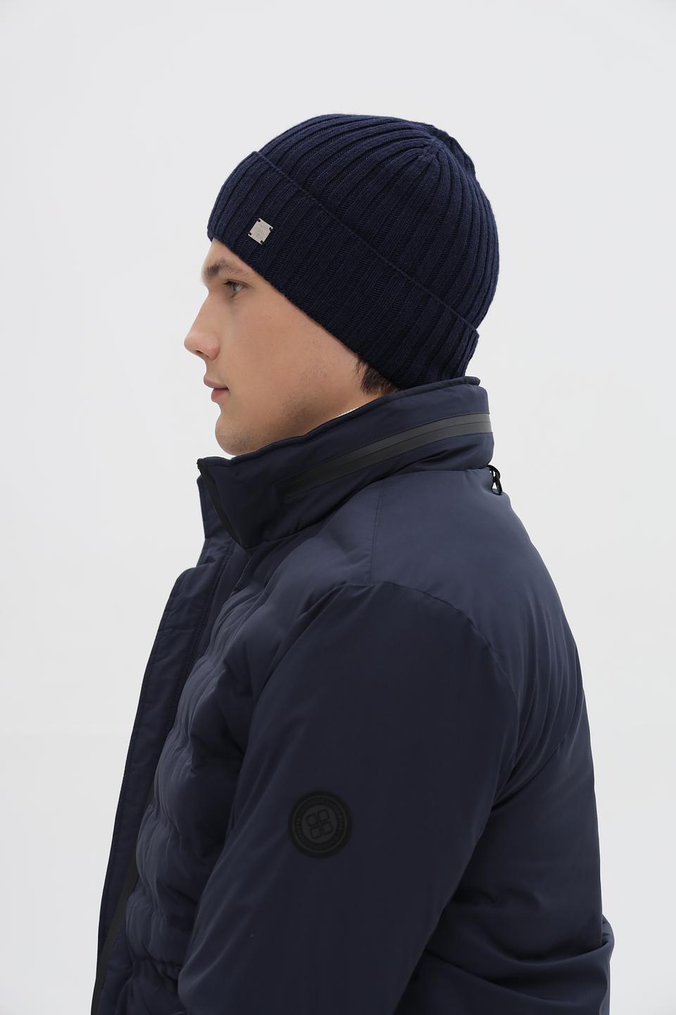 Шапка Marhatter мужская тёмно-синяя