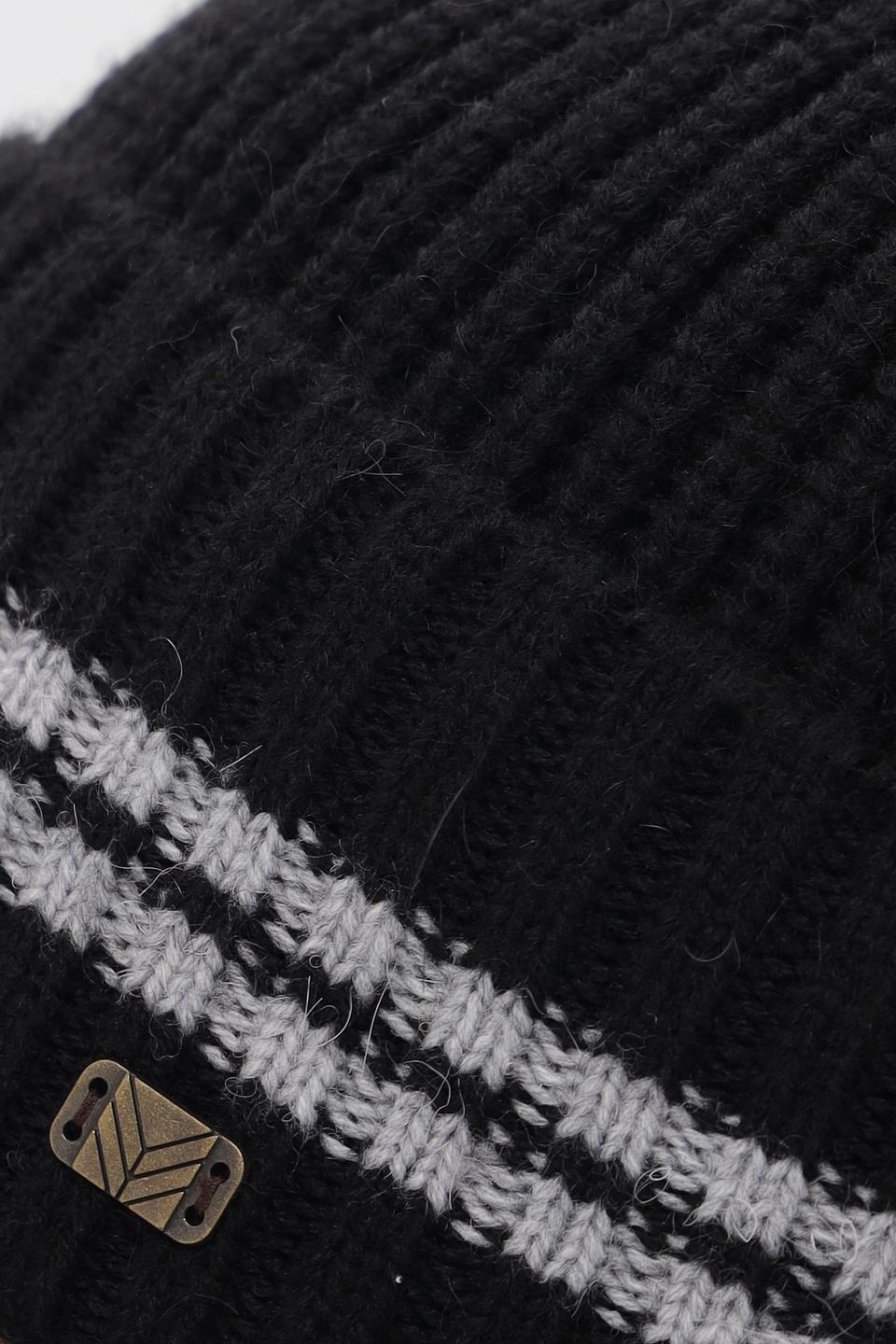 Шапка Marhatter мужская чёрная