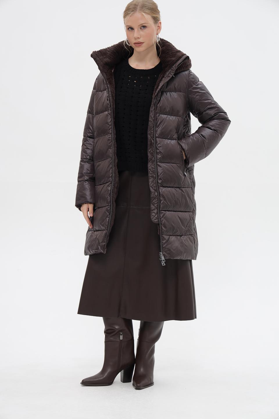 Пальто Milestone с мехом