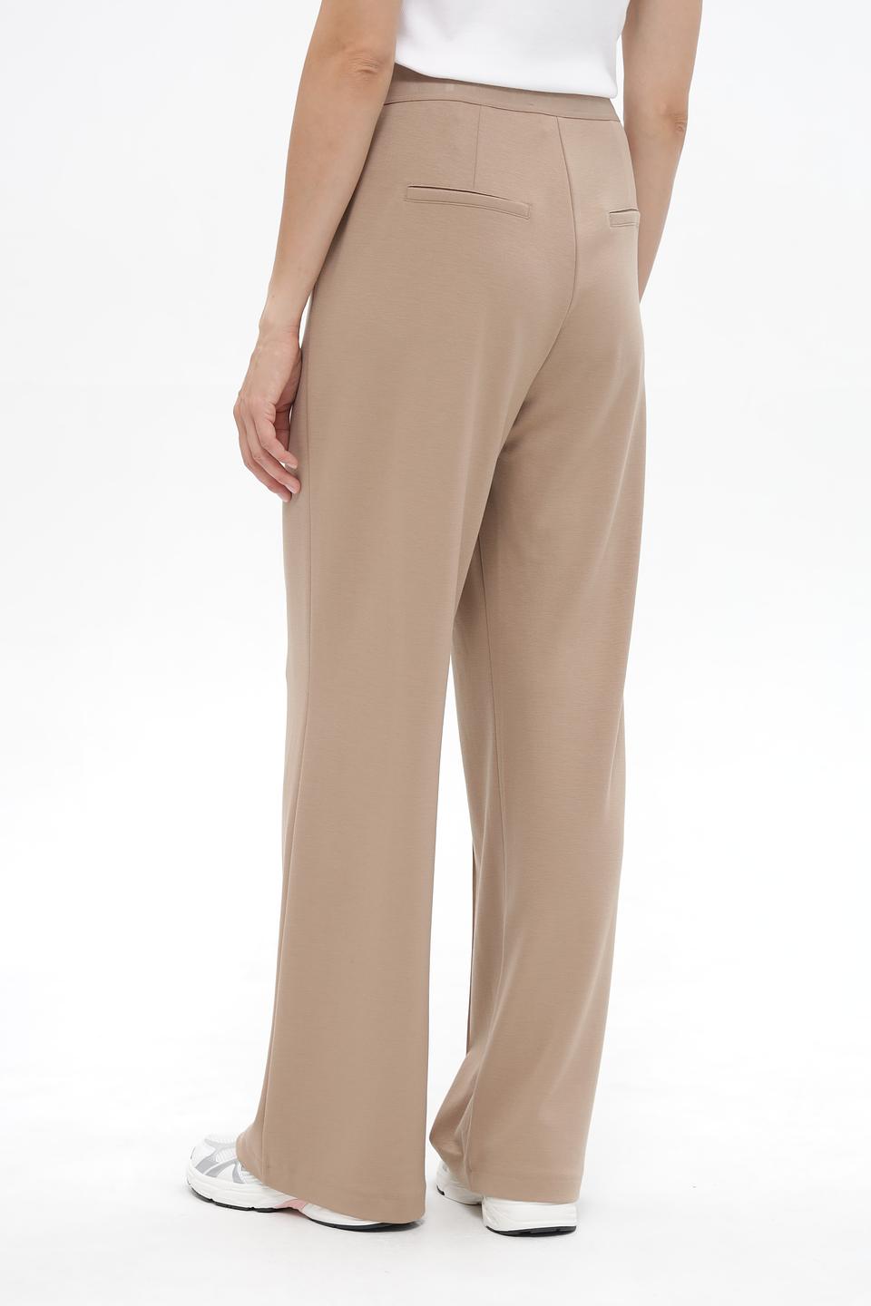 Брюки Lecomte клёш бежевые