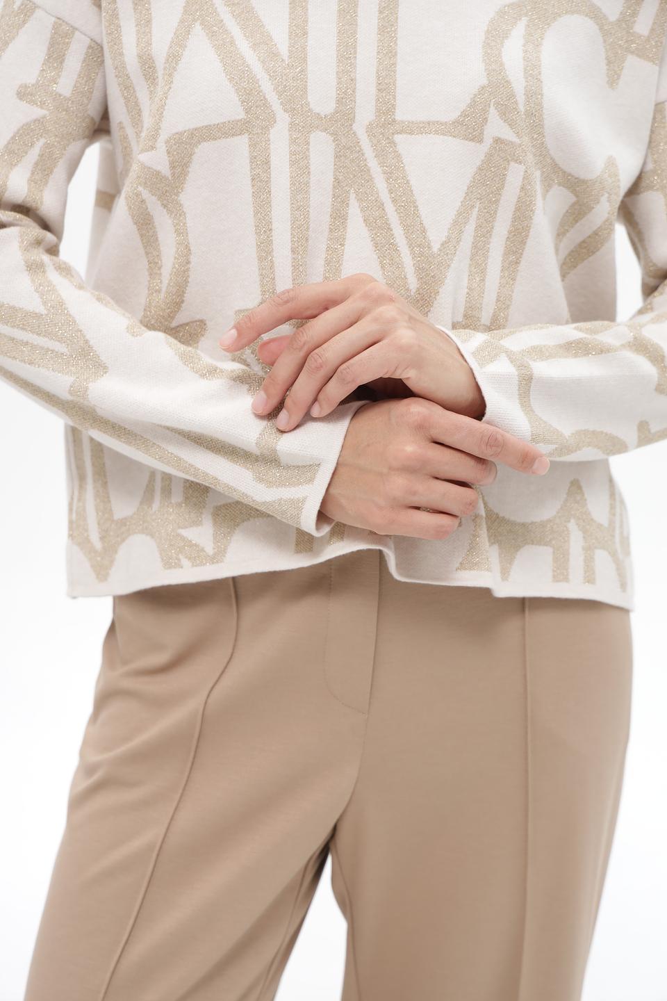 Пуловер Lecomte с логотипом