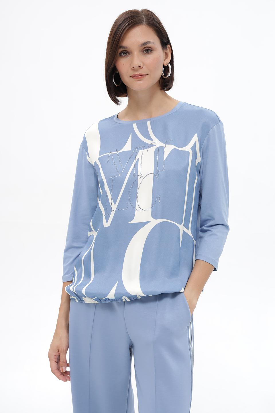 Блузка Lecomte с принтом