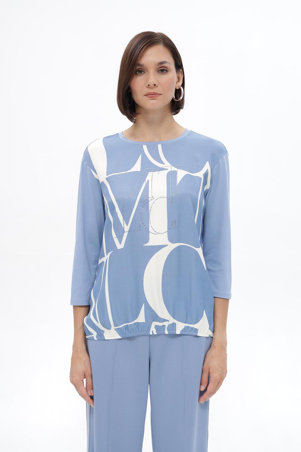 Блузка Lecomte с принтом